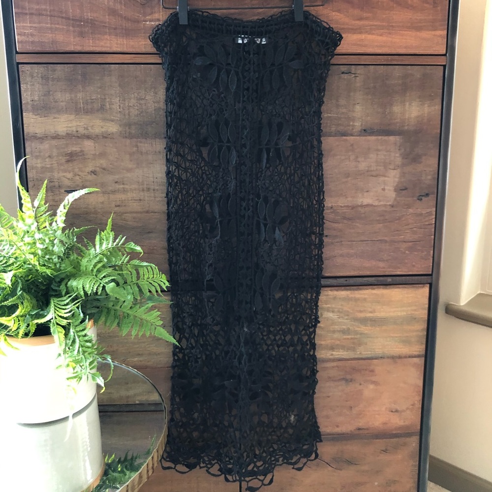 For Love & Lemons black swimsuit cover up